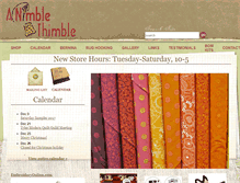 Tablet Screenshot of animblethimble.com